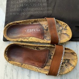 Pedro García cobra print slide